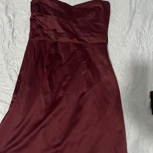 Plum short dress